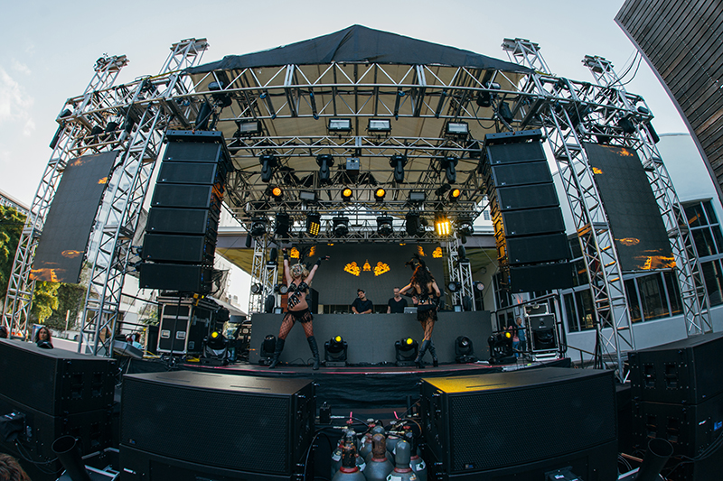 Miami Music Week stage at Hyde Beach