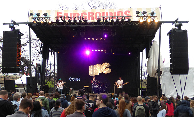 Bands included Dry the River, Colony House, Jukebox the Ghost, Rubblebucket, Gorgon City Live, K.Flay, Twin Peaks, Priory, Robert DeLong, Odesza, Coin, HolyChild, Sun Club, X Ambassadors, and Smallpools.