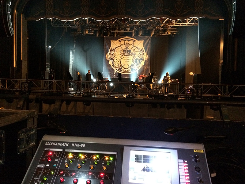 King Charles tours with an iLive system to manage FOH monitors