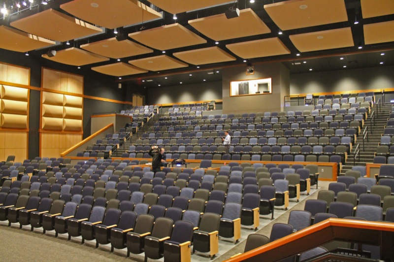 SIGNET Electronic Systems opted for one SymNet Edge and three SymNet Radius 12x8s, alongside xIn and xOut Dante expanders for the school's theater.