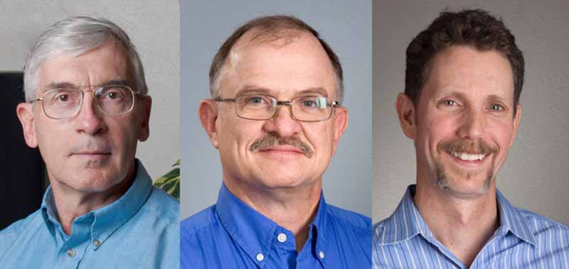 L-R: Larry Fisher, Gordon Moore, Karl Winkler