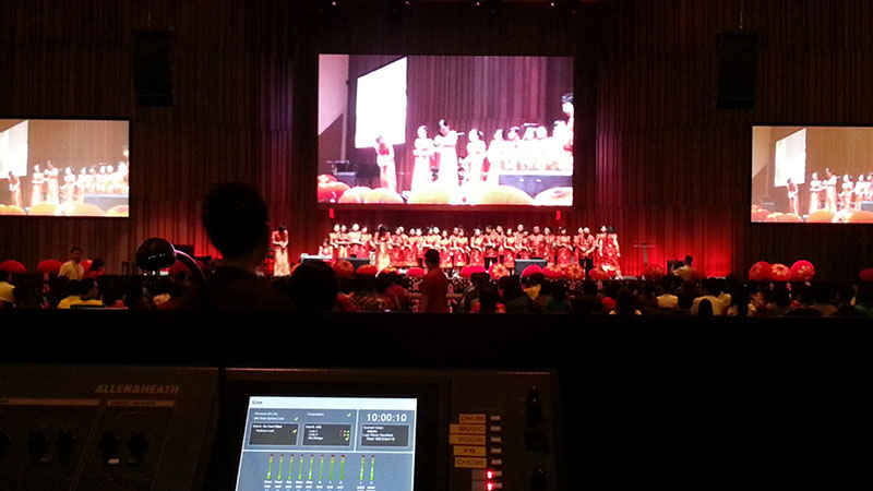 Allen & Heath iLive mixing systems in GBI Gilgal PIK church