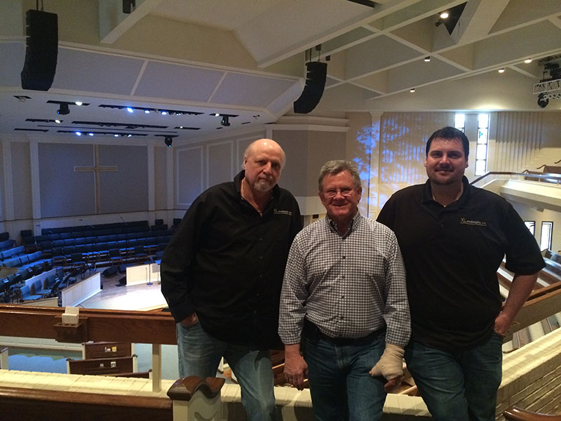 Jerry Temple (L) Don Kendrick (C) David Seaford (R)