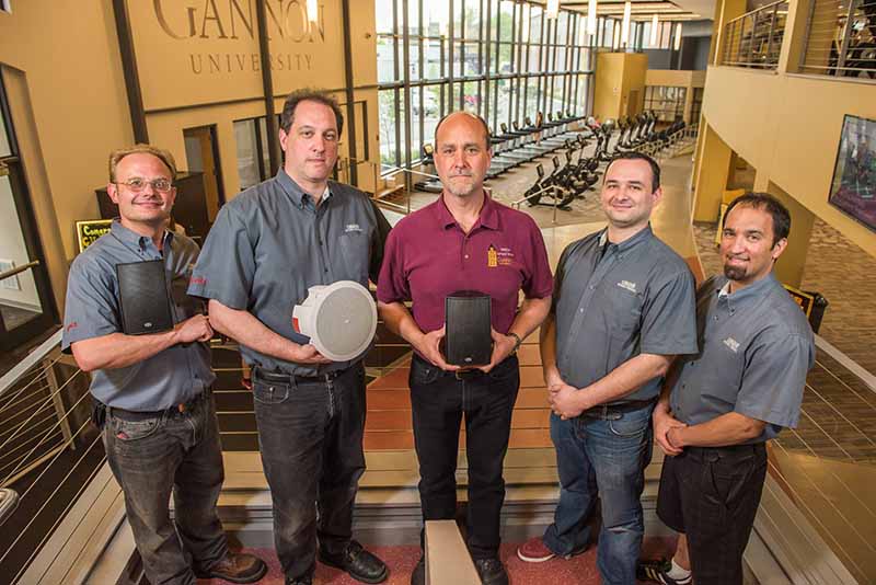 From left to right: Chris Larson, Greg Hardner, Sam Hyman, Ryan Patsy, and Barry LaCastro.