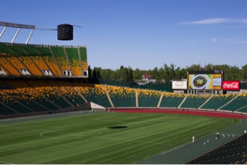 Commonwealth Stadium’s Unique Central Pod Loudspeaker Array