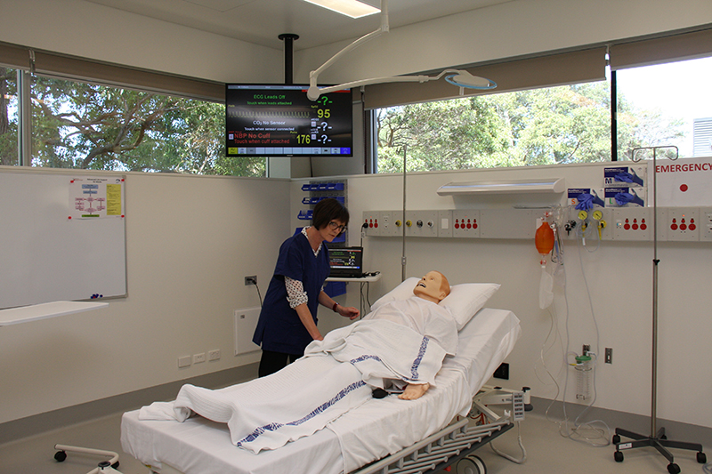 Training with mannequin