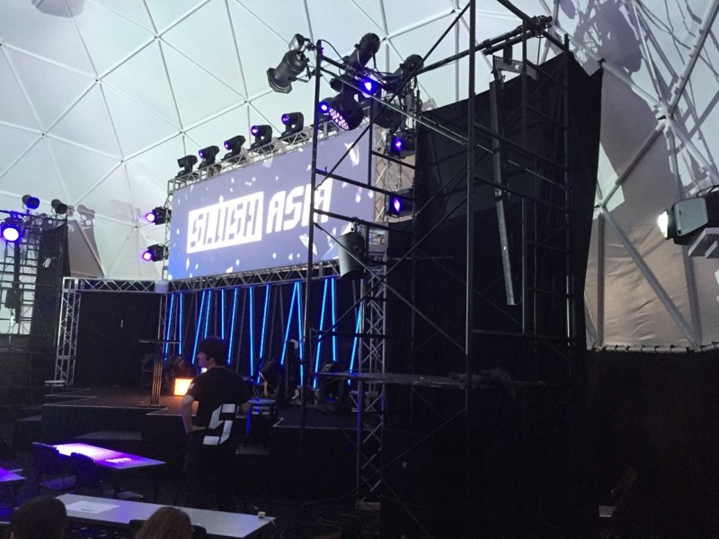eight KAN200+s were installed along the truss and four KMT18s were placed on the ground giving a full range of live sound to the audience.