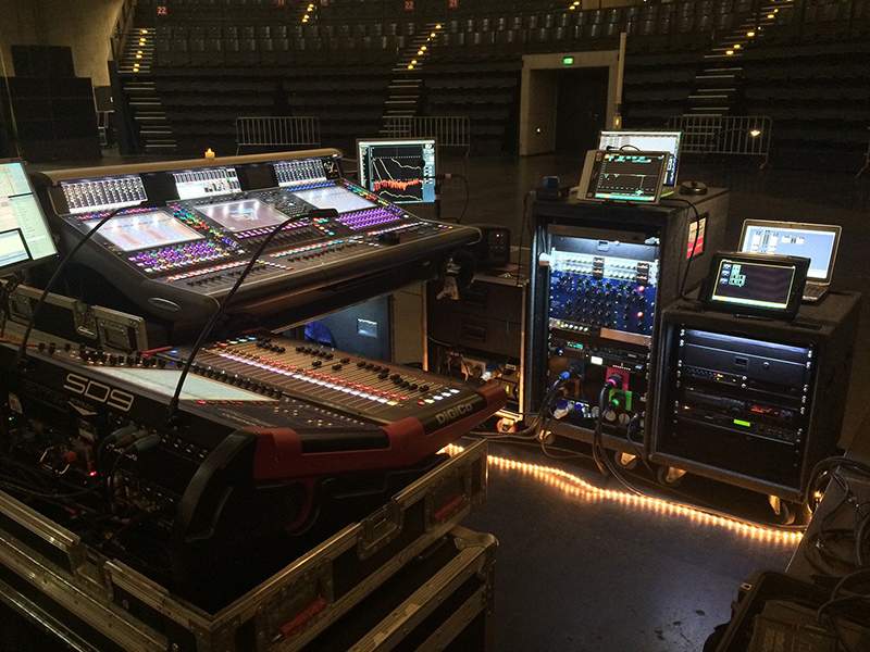 Ben Howard arena tour with DiGiCo SD7s