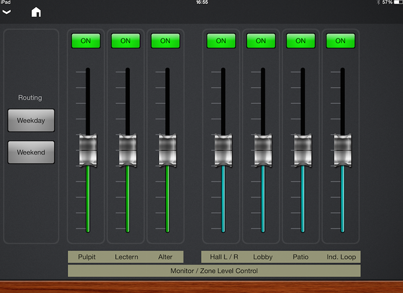 Yamaha ProVisionaire App for iPad