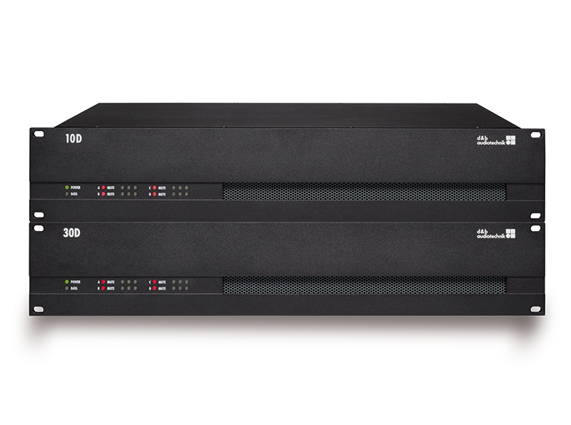 10D & 30D amplifiers, stacked