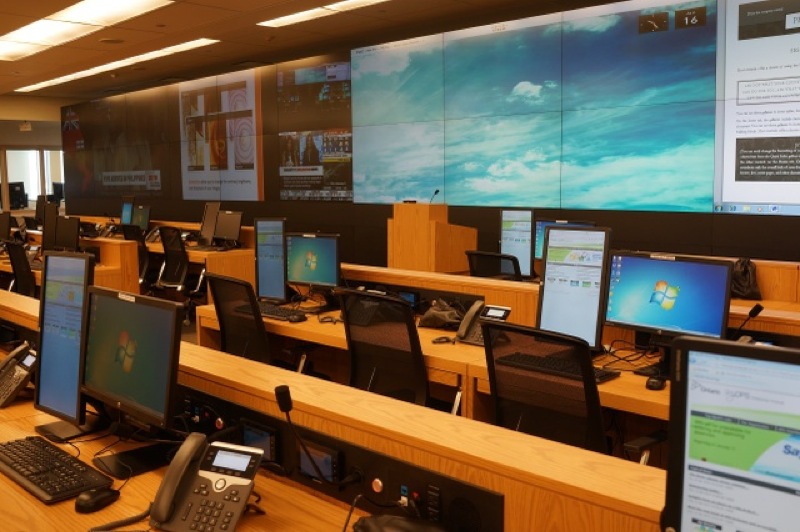 Ontario’s Provincial Emergency Operations Centre (PEOC), with Lectrosonics ASPEN Processors installed by Sight N Sound, Inc.