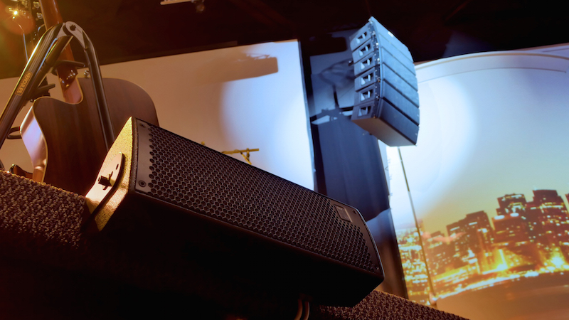 Salinas First Presbytarian featuring VUE Audiotechnik  i-Class, al-Class and a-Class speakers