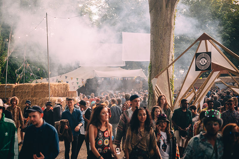 The site is classed as an area of outstanding natural beauty and the stunning location is key to this unique festival’s success