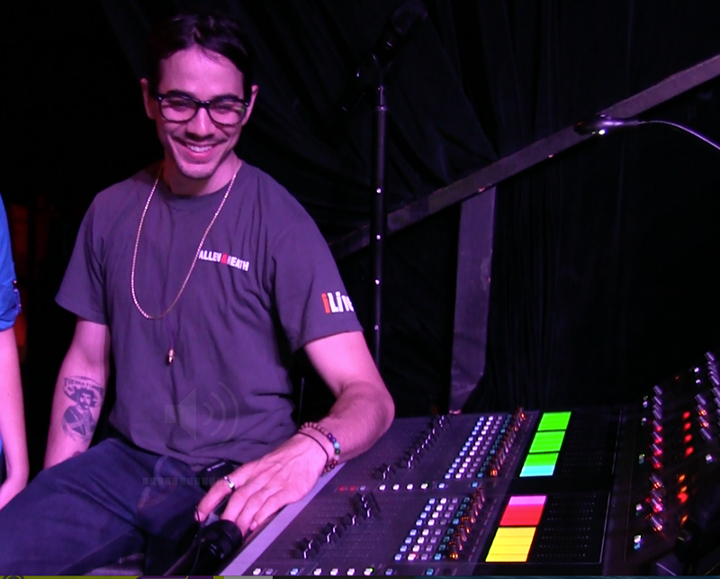 Neal Duffy, FOH engineer and production manager for Neon Trees