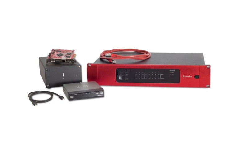 Focusrite’s RedNet 1 Native bundle.