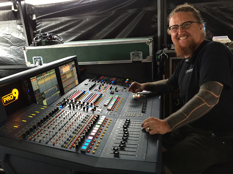 Chris Mitchell, FOH Engineer, Umphrey's McGee