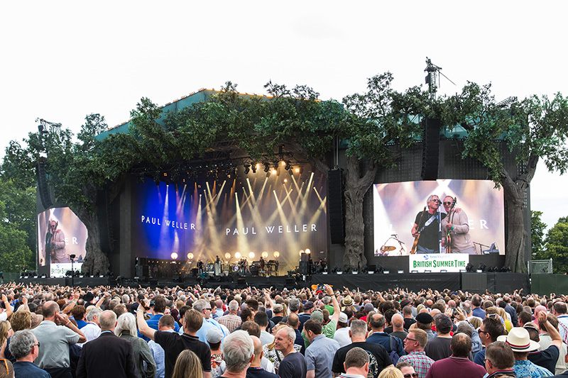 Paul Weller performance at BST Hyde Park 2015
