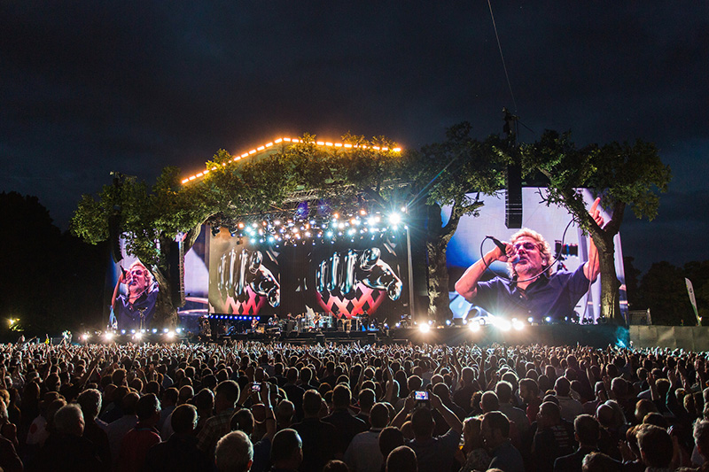 Another view of The Who's performance at BST Hyde Park 2015