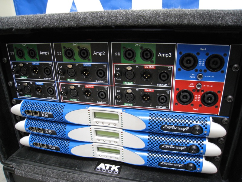 K10 DSP+AESOP amplifiers