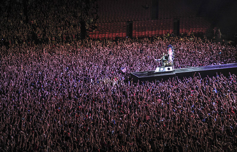 Delicate Productions is carrying L-Acoustics K1 and K2 systems for the entire North American tour, which runs through November (c) Andy Tennille