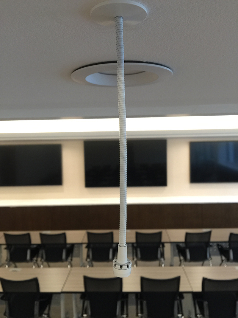 Earthworks installed for FIBA's video conference room