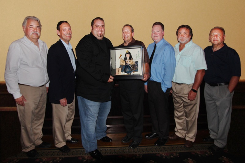 Pictured L-R: Steve Grigdesby, Online Marketing Sales; Philip Cajka, Audio-Technica President & C.E.O.; Vince Mancuso, Audio-Technica National Sales Manager, Professional Markets; Mark Taylor, Online Marketing Principal; David Marsh, Audio-Technica Director of Sales, Professional Markets; Mike Wuellner, Online Marketing Principal; and Dave Kocias, Online Marketing Sales.