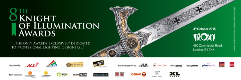 The Knight of Illumination Awards is able to expand and develop year on year as a result of its high profile industry sponsorship.