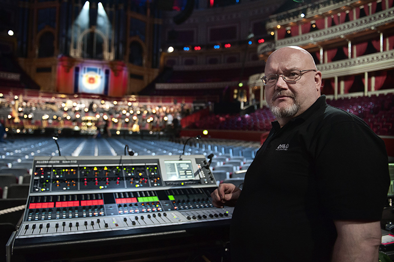 iLive at FOH for Classic Quadrophenia with engineer Ian Barfoot.