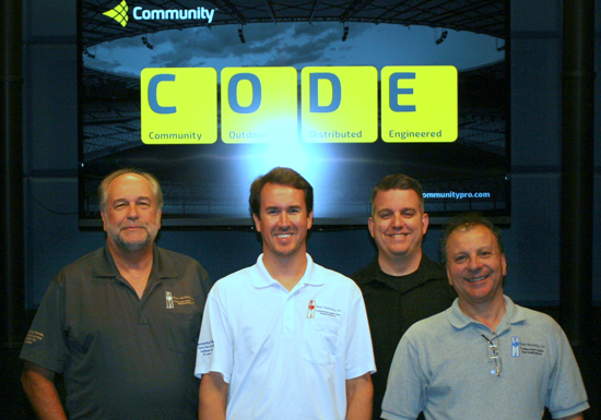 Larry Meyer, Garrett Meyer, Daniel Orr and Larry Boscarino