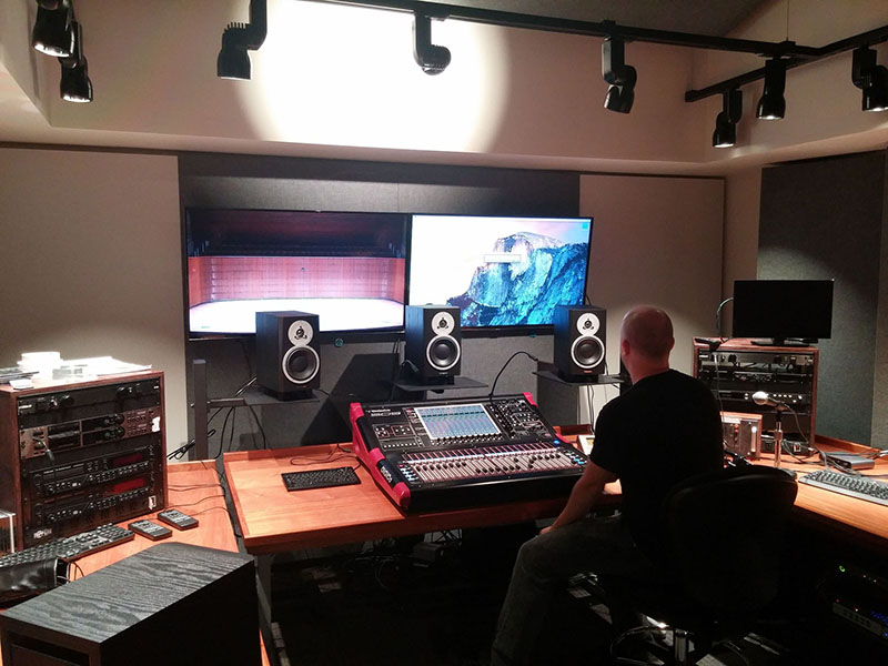 The centerpiece of the Concert Hall’s broadcast studio is a new DiGiCo SD9B