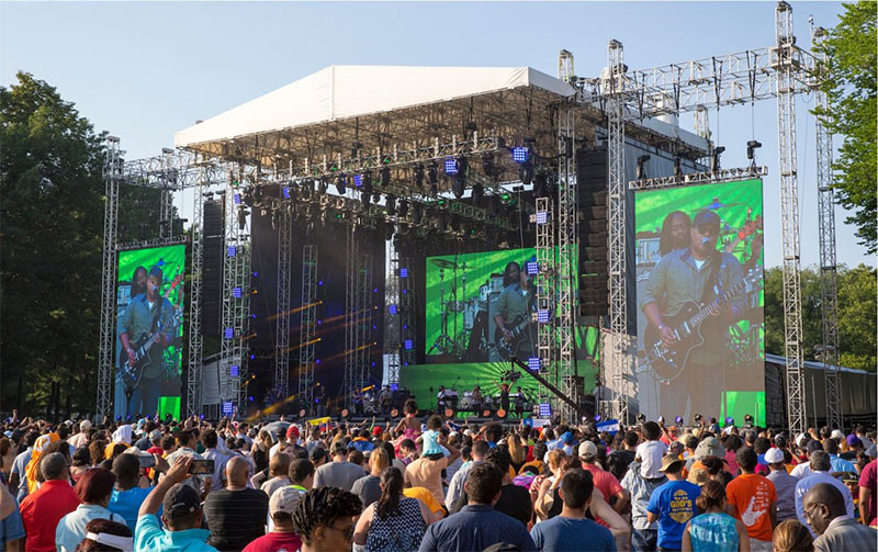 Christian Music Concert in NYC’s Central Park Uses K-array Speaker System