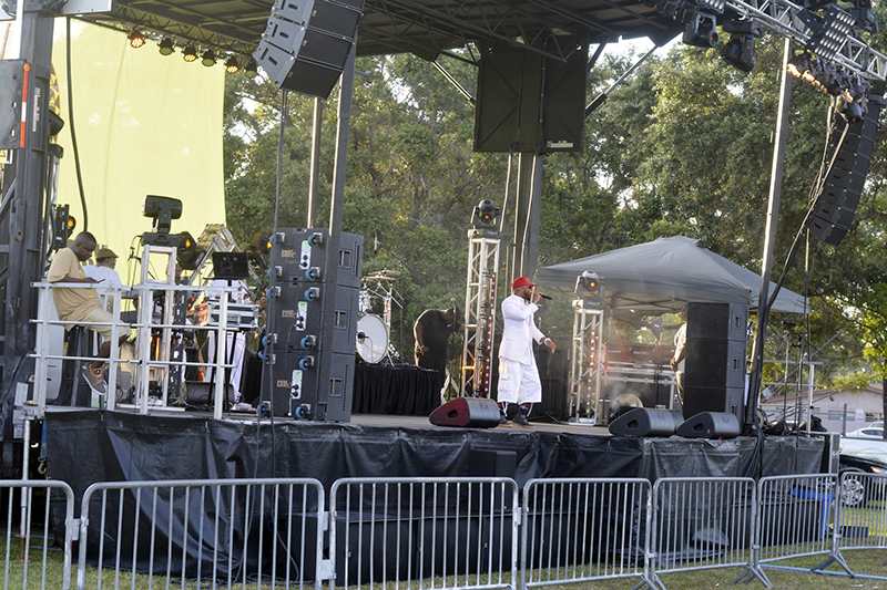 Held in McTyre Park, the concert featured an eclectic lineup including headliners Xavier Lewis and Deep Fried Funk featuring Jody Hill, along with R&B artist Mr. Baritone, classic rock band VIVA, hip hop violin ensemble Sons of Mystro and Latin artists Electric Piquete.