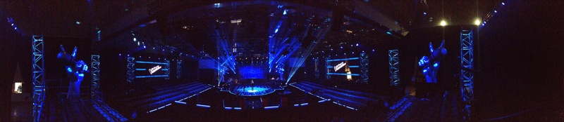The Voice Norway stage with VUE sound