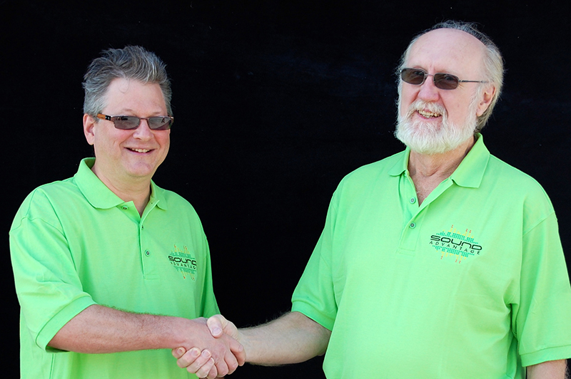 L to R William P. Hartmann, President; Michael A. Wolf, Professional Services Manager