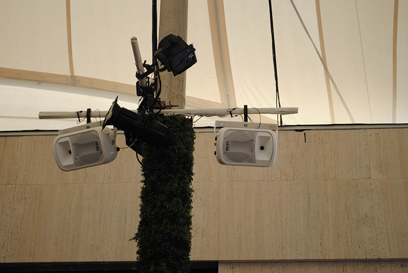 The venue’s eight FBT J8 speakers are enough for those occasions and for PA announcements.