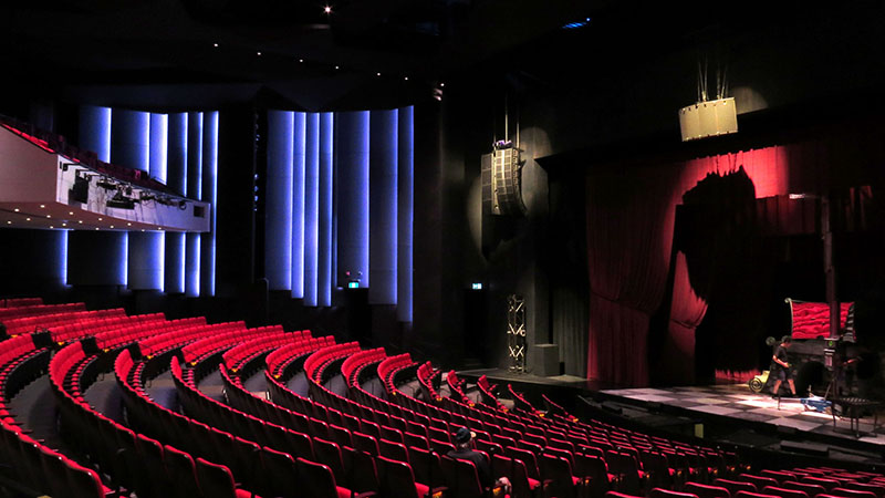 PEI’s Confederation Centre added L-Acoustics Kara(i) arrays to its existing ARCS center cluster in the Homburg Theatre