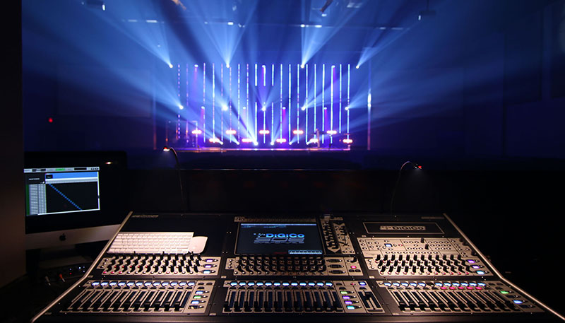 The DiGiCo SD8 at NORTHchurch’s FOH mix position