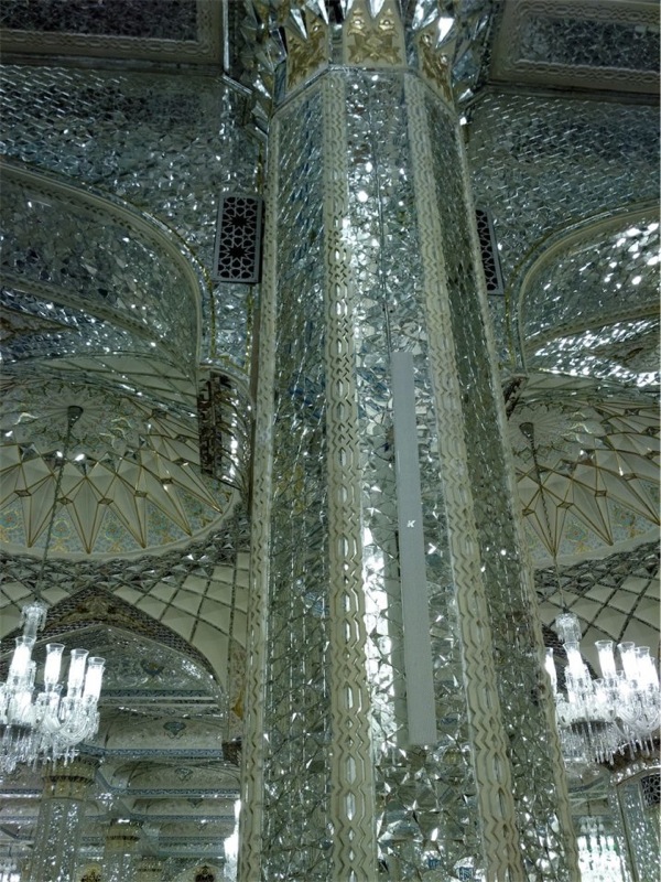 K-array audio array inside the Imam Reza Shrine