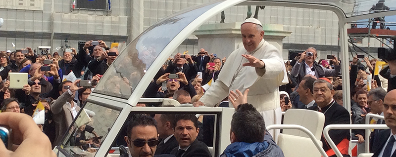 Pope Francis in Naples, Italy