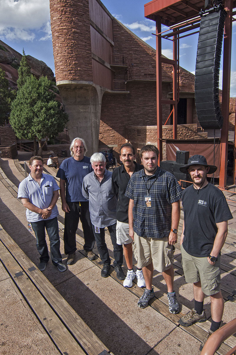 The crew, from left, included Jeff Cranfill, Andrew Tucci, Jim Brammer, Jason Farah, Michael Brammer and Andrew Steelman.
