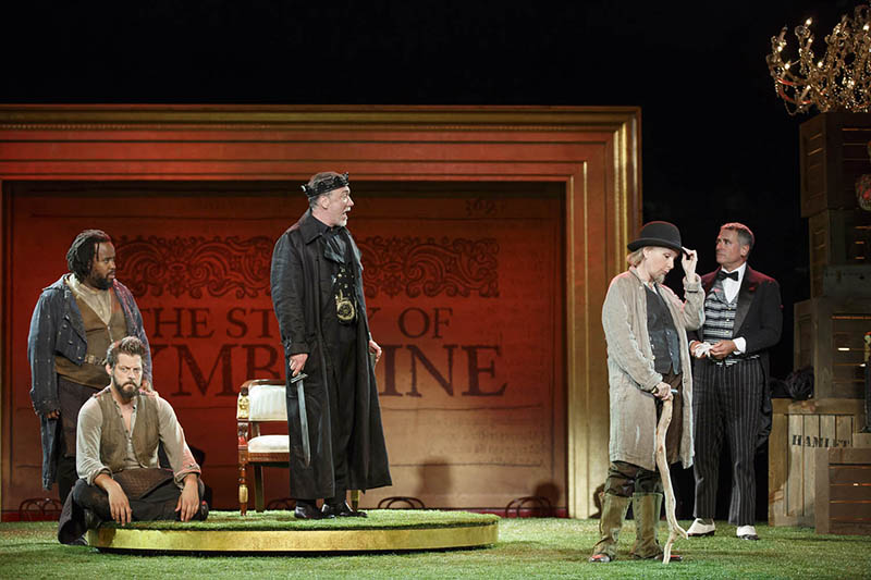 Cast members from The Public Theater’s Free Shakespeare in the Park production, from ‘Cymbeline.’ Photo by Carol Rosegg.