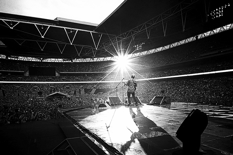 Close to 400,000 fans attended Ed Sheeran’s two weekend appearances in London and Dublin. Photo by Christie Goodwin.