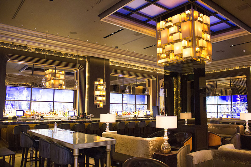 The new Vista Lounge at Caesars Palace combines video with an advanced Martin Audio sound system. 