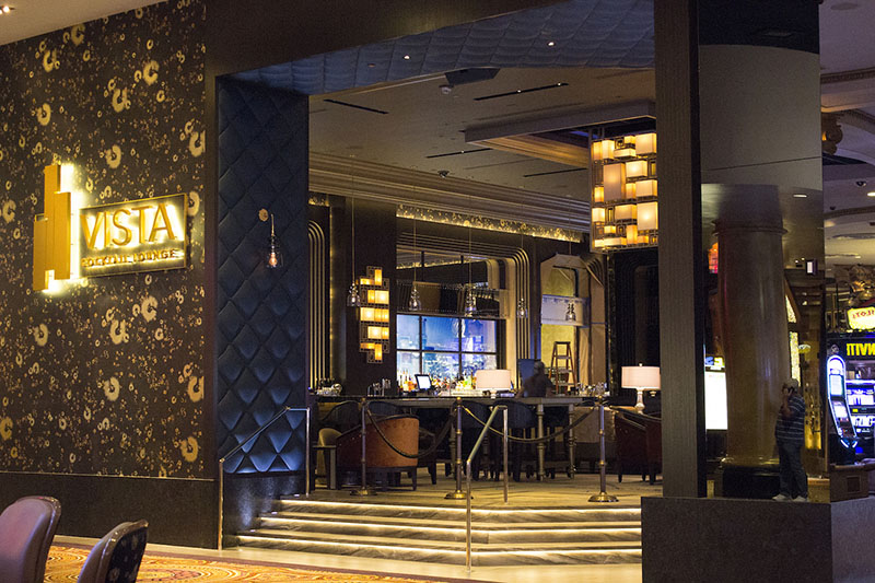The new Vista Lounge at Caesars Palace combines video with an advanced Martin Audio sound system. 