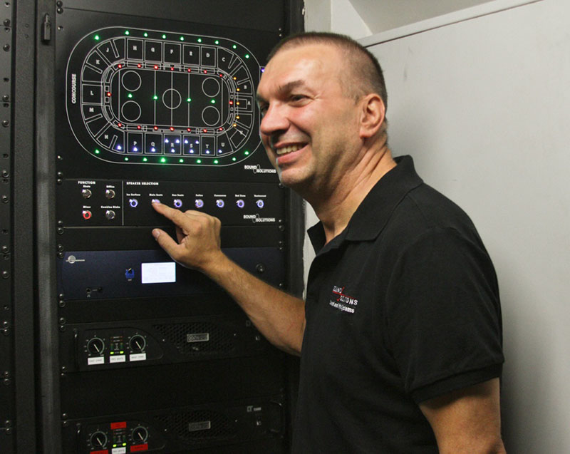 Curt Palme, owner and principal of Sound Solutions