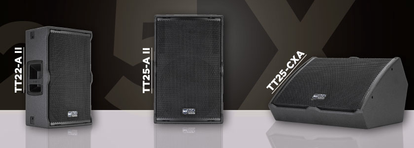 Recent additions to RCF’s TT+ Touring and Theatre line, including the company’s TT22-A II, TT25-A II and TT25-CXA speakers, are now shipping.