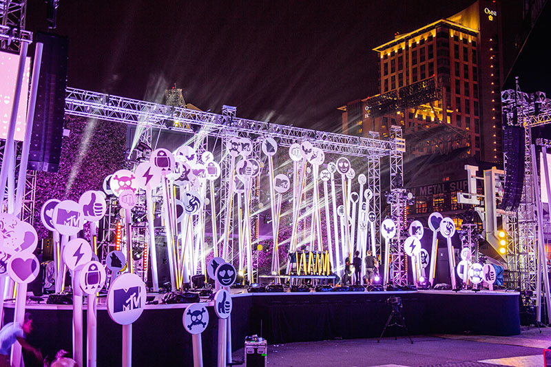 With an inventory featuring JBL VTX V20 loudspeakers plus S25 and S28 subwoofers, Mastermind has serviced a large number of outdoor productions in recent months, highlighted by the MTV Fandom Awards. Photo by Michael Masterson