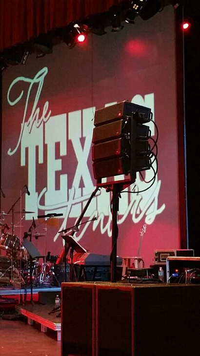 Rockin Robin's VUE al-4s and hs-25s in support of a performance by The Texas Tenors in Cleveland.