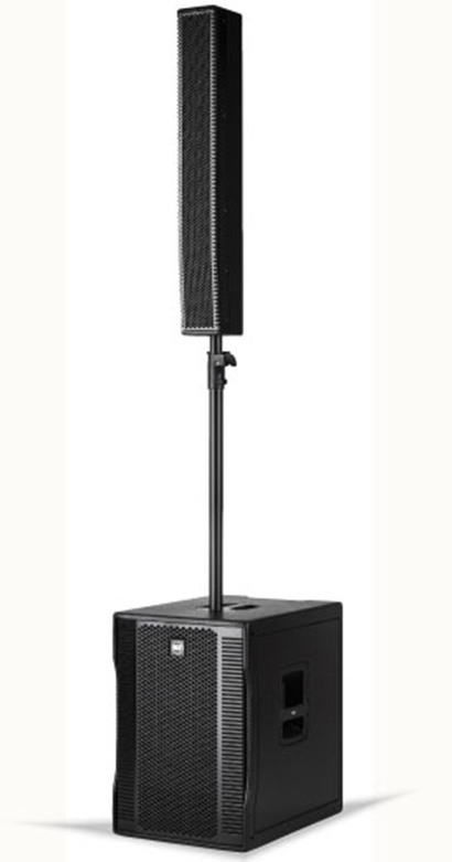 RCF says its new EVOX 12 is the most powerful line-source in its class and offers a particularly profound and dynamic reproduction at high levels due to the built-in 1400W power amplifier.