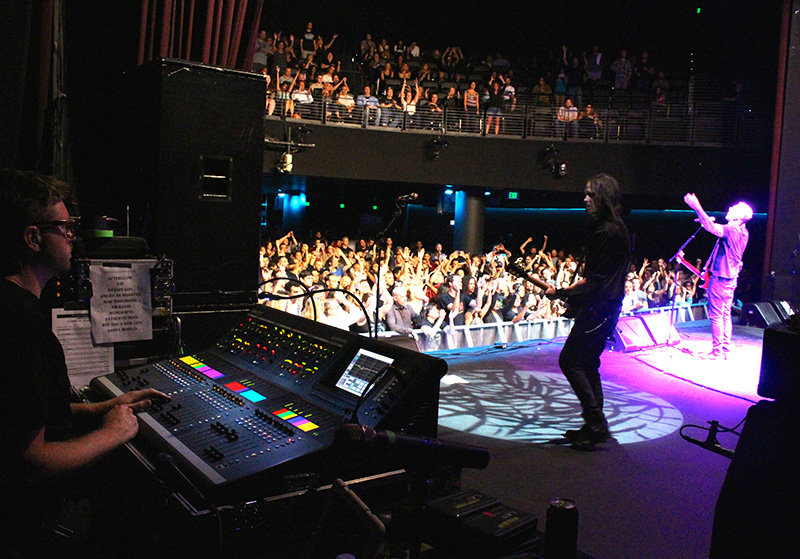 John Riley at the Monitor Position for one of the 2015 shows.